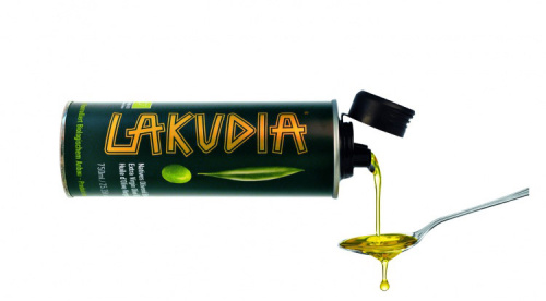 0,75  Liter LAKUDIA BIO Olivenöl nativ extra naturrein (Dose)