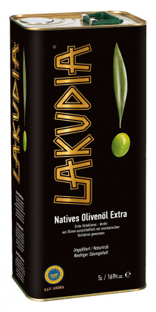 5 Liter grünes LAKUDIA Olivenöl Ernte Okt. 2022 (Nativ Extra)