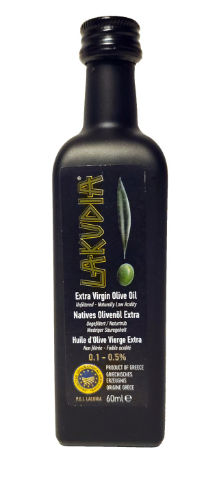 Extra natives LAKUDIA BIO Olivenöl in 60 ml Probefläschchen